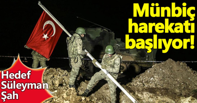 Türkiye, Münbiç'e harekat düzenlemeye hazırlanıyor