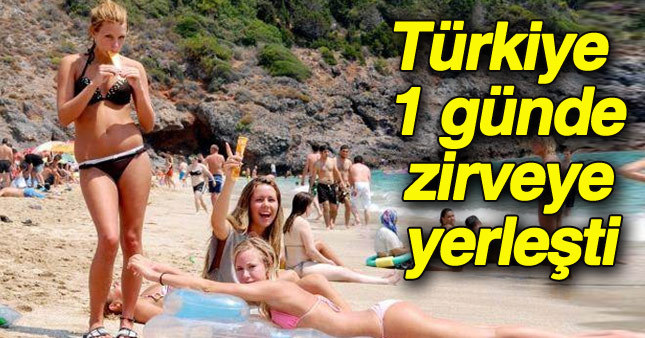 Türkiye Rusya'da birinci oldu