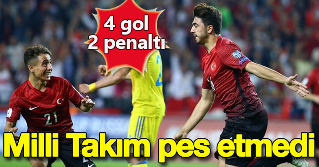 Türkiye Ukrayna ile 2-2 berabere kaldı