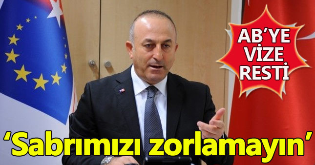 Türkiye'den Avrupa Birliği'ne vize resti