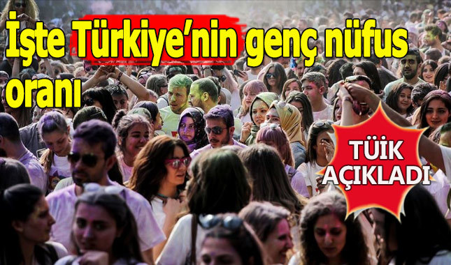 Türkiye'nin genç nüfus oranı belli oldu