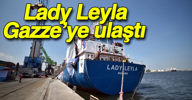 Türkiye'nin yardım gemisi Gazzae'ye ulaştı 