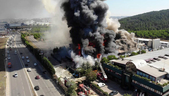 Tuzla'daki fabrikada patlama! Yaralılar var
