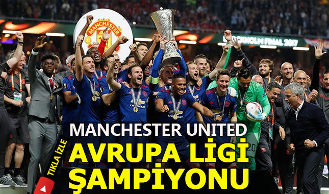 UEFA Avrupa Ligi'nde şampiyon Manchester United