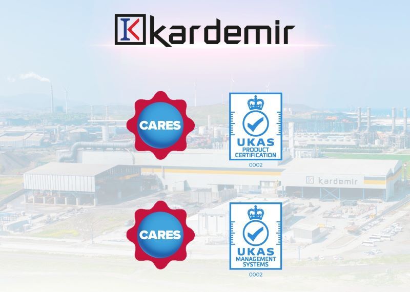 UK Cares'ten Kardemir Çelik'e 6 Sertifika