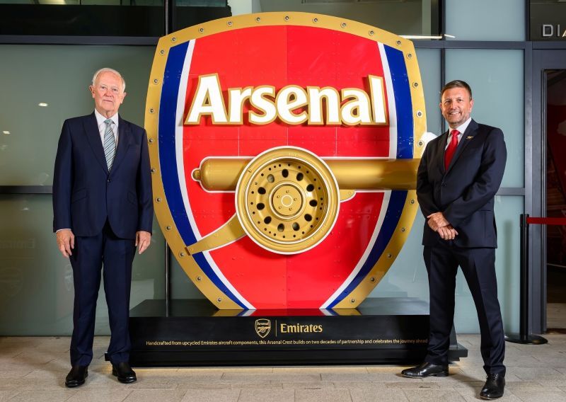 Uçak parçalarından Arsenal armasına 