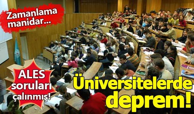 Üniversitelerde FETÖ depremi! ALES soruları yıllarca çalınmış