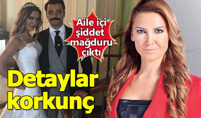 Ünlü haber spikeri aile içi şiddet mağduru oldu