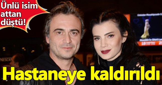 Ünlü isim attan düşerek hastaneye kaldırıldı