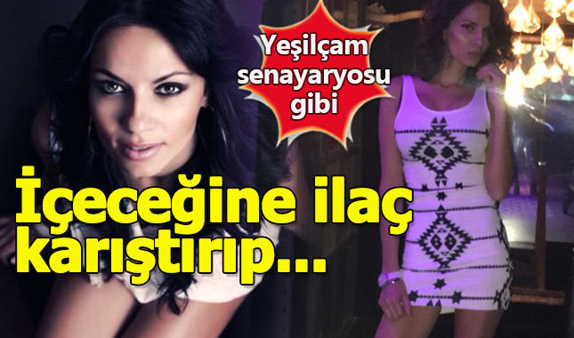Ünlü mankenin içeceğine ilaç koyup evini talan ettiler