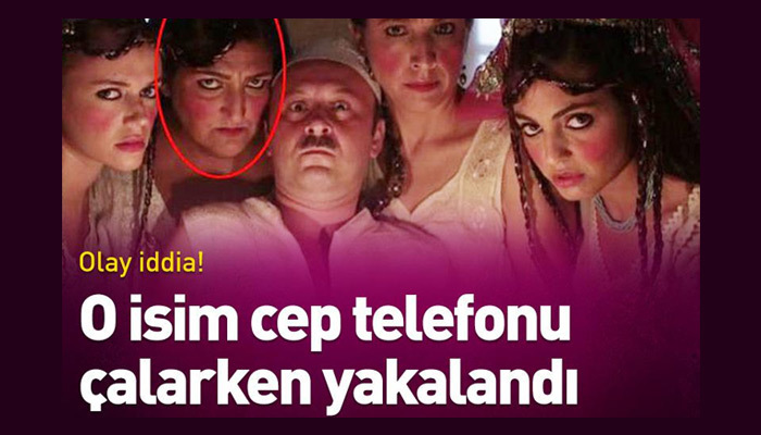 Ünlü oyuncu Dilara Tor'un cep telefonu çalması