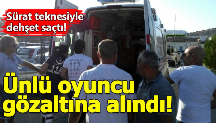 Ünlü oyuncu sürat teknesiyle dehşet saçtı