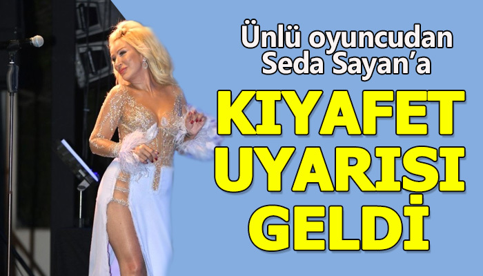 Ünlü oyuncunun Seda Sayan'a dekolte uyarısı yapması