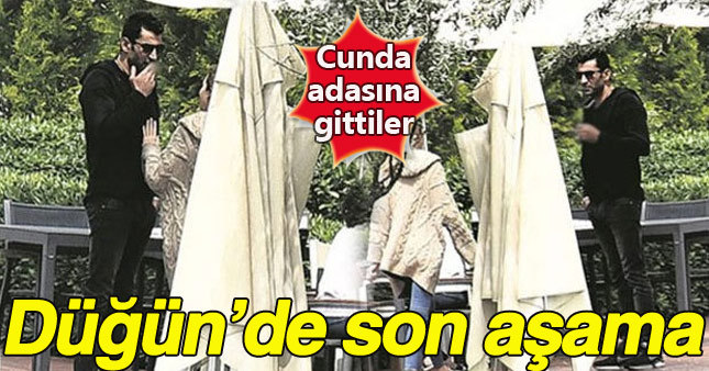 Ünlü sanatçılar düğün hazırlıkları için Cunda adasına gitti