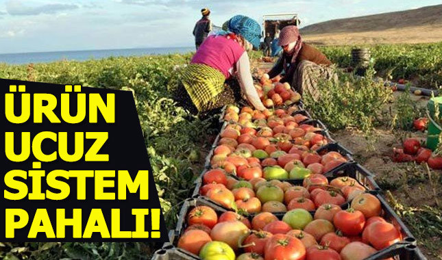 Üretim ucuz market pahalı!