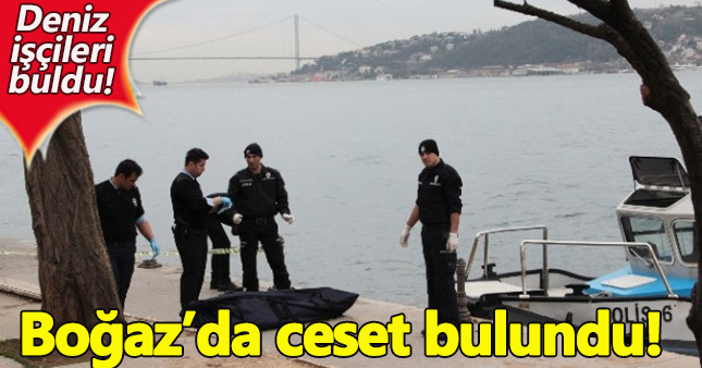 Üsküdar açıklarında ceset bulundu