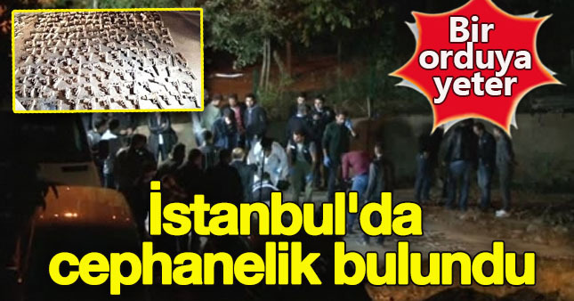 Üsküdar'da cephanelik bulundu