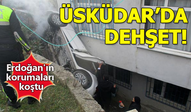 Üsküdar'da korku dolu anlar! 