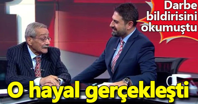 Usta spikerin hayali gerçekleşti
