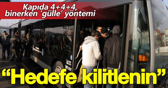 Usta yolculardan "metrobüs" taktikleri