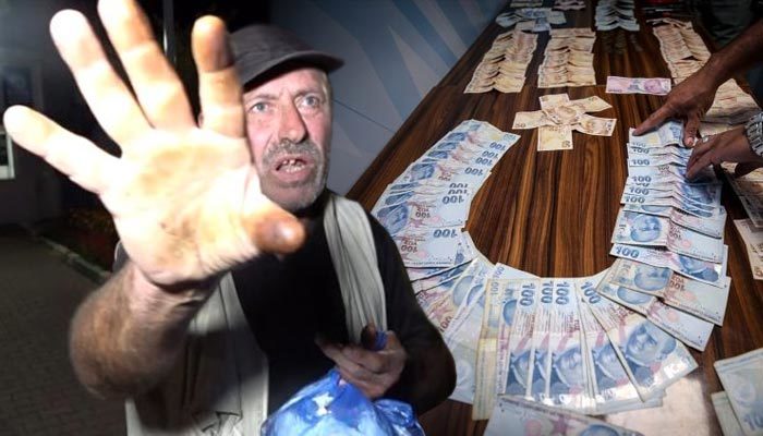 Üzerinden 16 bin TL çıkan dilenciden şaşırtan savunma