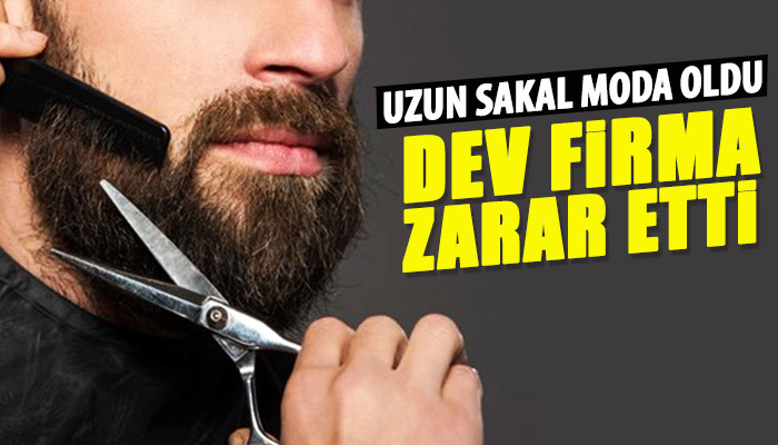 Uzun sakal moda oldu, dev firma zarar etti