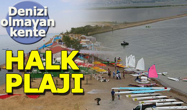 Van Gölü kenarına halk plajı açıldı