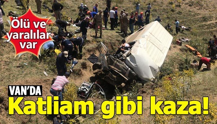 Van'da feci kaza: 15 ölü, 27 yaralı