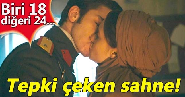 Vatanım Sensin'de tepki çeken öpüşme sahnesi!