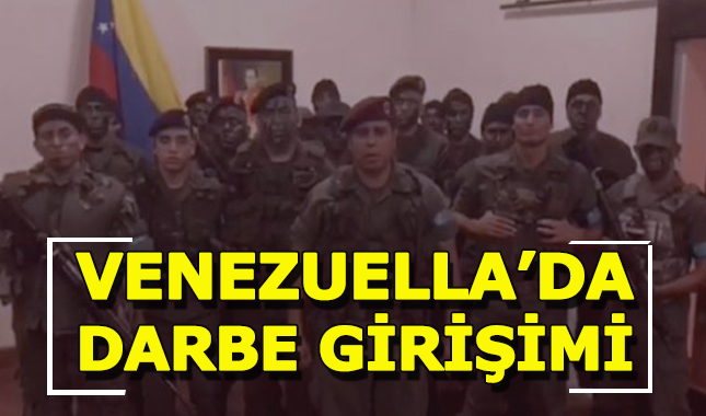Venezuella'da bir grup asker tarafından darbe girişimi!