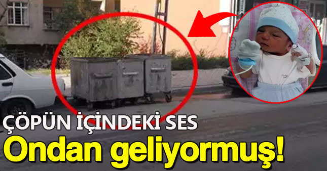 Vicdansız anne yeni doğmuş bebeğini çöpe attı