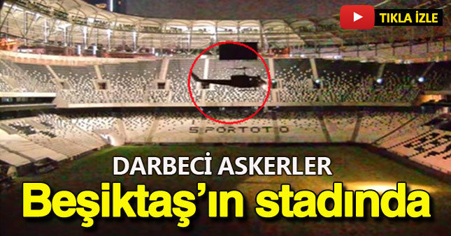 Vodafone Arena'ya helikopterle asker indirilmiş