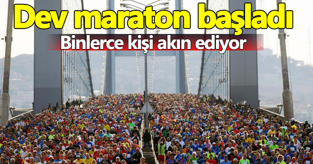 Vodafone İstanbul Yarı Maratonu başladı