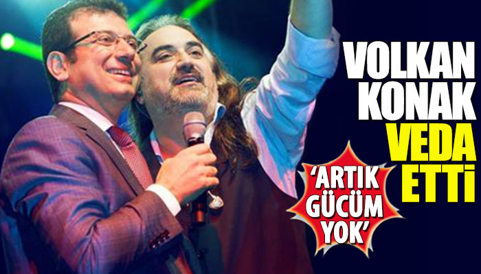 Volkan Konak televizyona veda etti