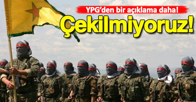 YPG'den bir açıklama daha!