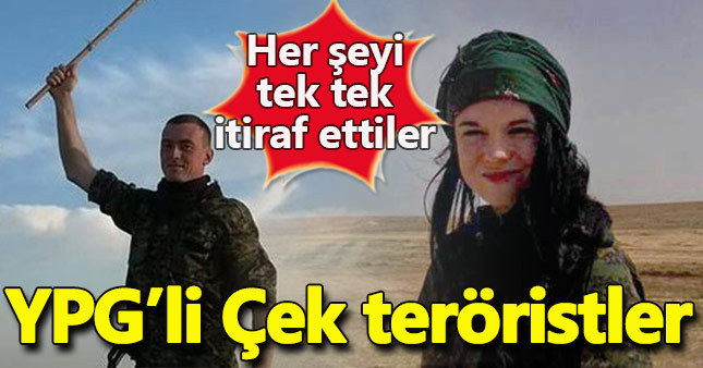 YPG'li teröristlerden flaş itiraflar