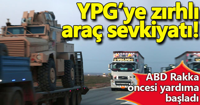 YPG'ye ABD'den zırhlı araç takviyesi