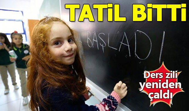 Yarıyıl tatili bitti, okullar yeniden açıldı