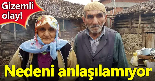 Yaşlı çifti hayrete düşüren esrarengiz olay