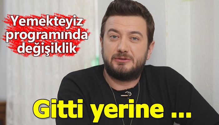 Yemekteyiz programından Onur Büyüktopçu'nun ayrılması