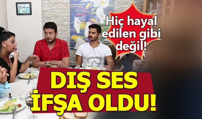 Yemekteyiz'in merak edilen 'Dış ses'i ilk kez görüntülendi