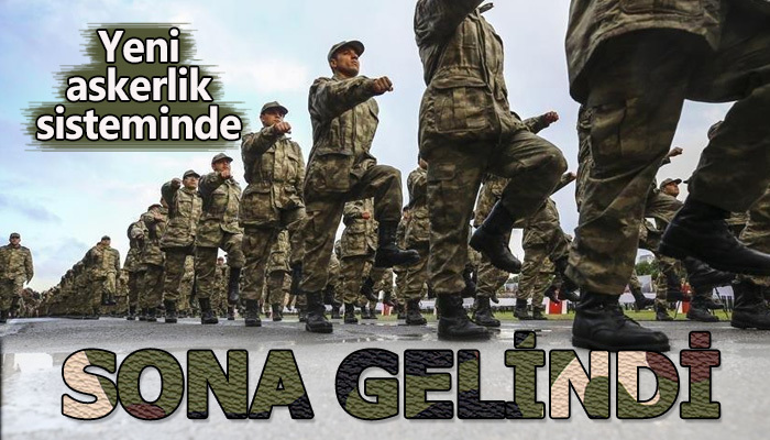 Yeni askerlik sistemi belli oluyor