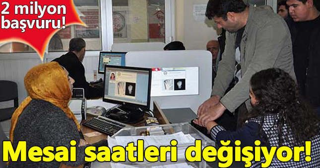 Yeni kimlik kartlarına rekor başvuru