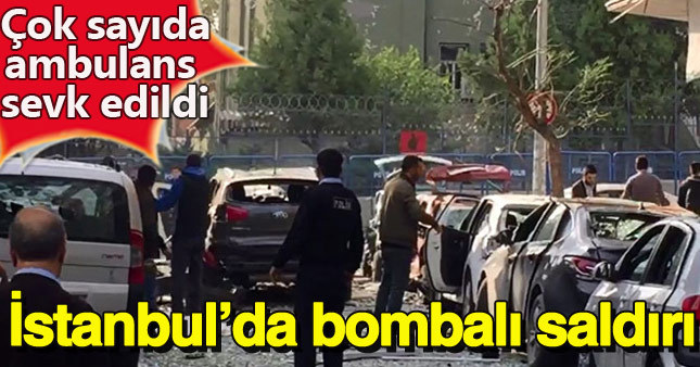Son dakika: Yenibosna'da motosikletli bomba saldırısı