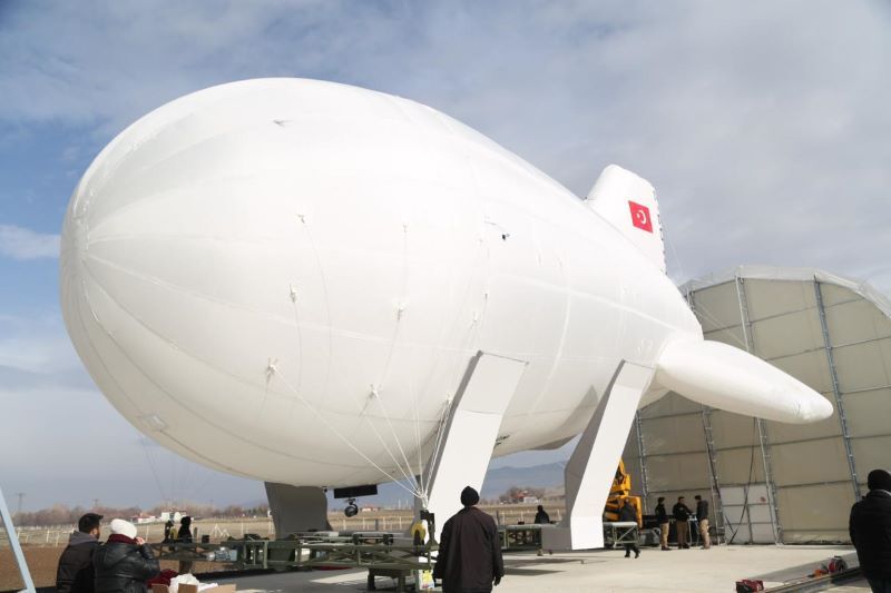 Yerli aerostat GÖKÇERİ sahada: “Uçan karakol” görevde