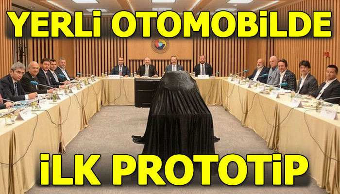 Yerli otomobilin prototipi sergilendi