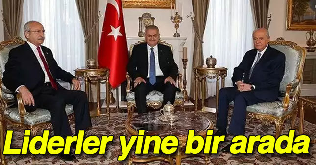 Yıldırım, Kılıçdaroğlu ve Bahçeli'yi ağırladı