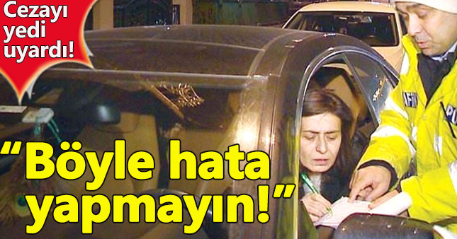 Yıldız Tilbe, trafik cezası yedi