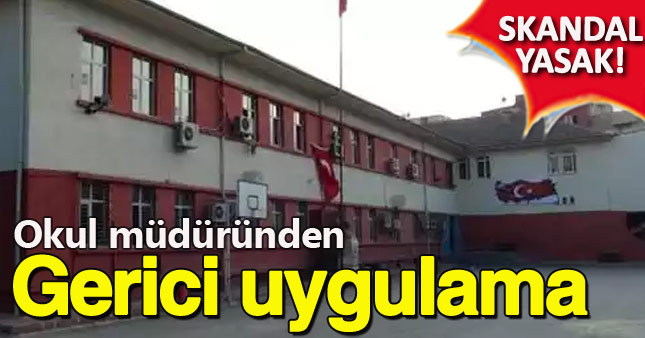 Yobaz müdürden "kız-erkek yan yana oturma" yasağı