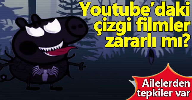 YouTube'da rahatsız edici çizgi filmler hangileri